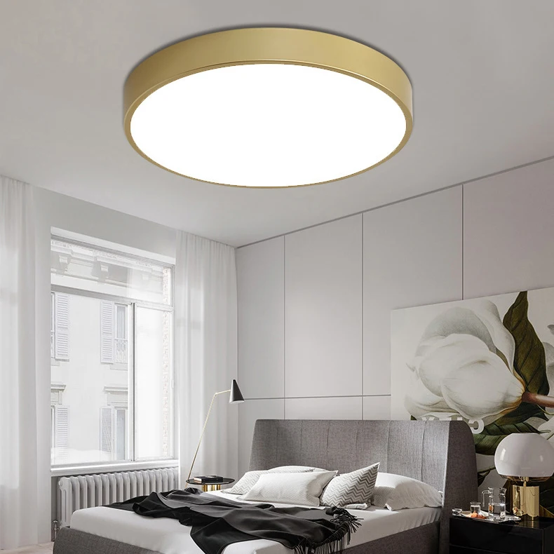 Hot Sales TUV SAA CB CE  Flush mount Modern living room round ceiling led lamp for bedroom house  home