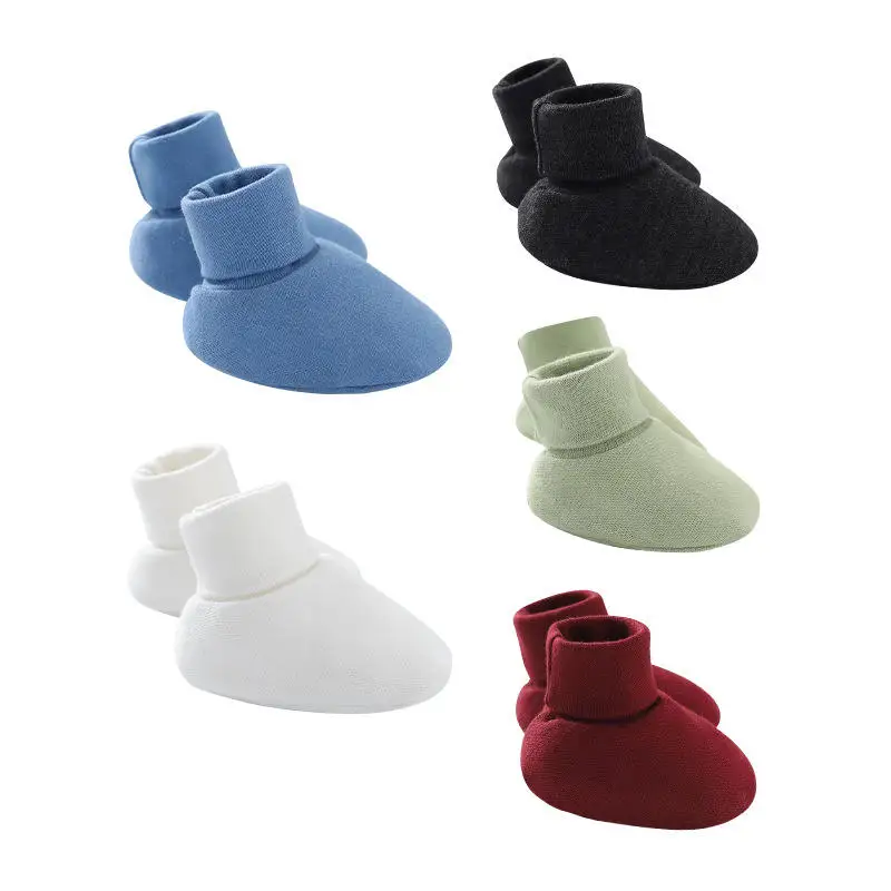 Gorros y calcetines para Hot style new thin newborn infant hats and gloves set baby fetal  with mittens chirp tail hat set