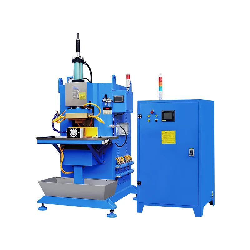 Hwashi Laminated Soft Flexible Copper Electrical Conductor Press Spot Welding Machine