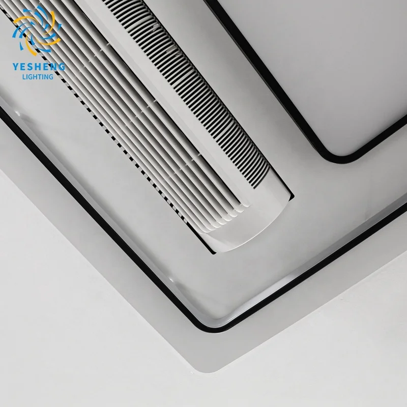 XD179 2024 new leafless fan light with full spectrum eye protection, modern, living room, bedroom, rectangular ceiling fan light