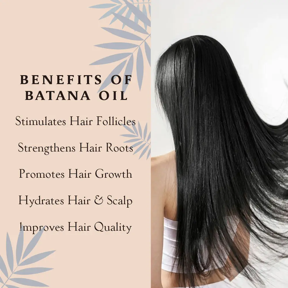 Private Label 100% Natural Batana Oil For Hair Growth Repair Damaged Hair Loss For All Types