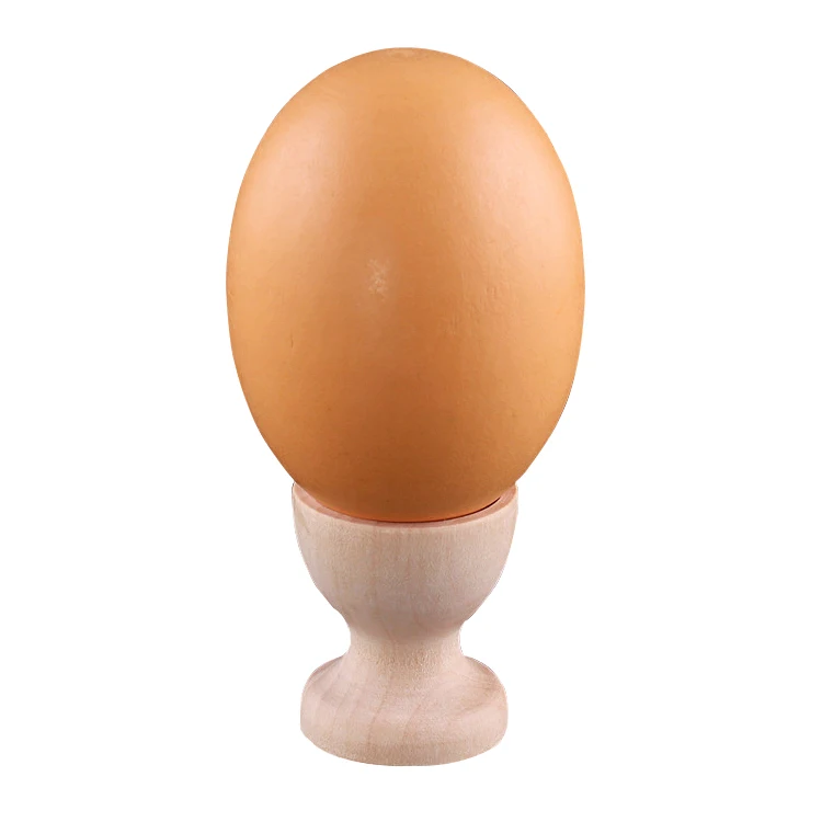 
Shengqu wholesale custom exklusive single easter wooden egg standing holder cup 