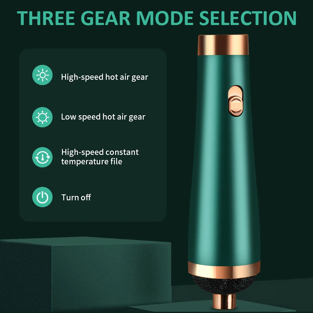 Professional 3 In 1 Hair Dryer Brush One Step Hair Dryer And Styler Electric Hot Air Brush