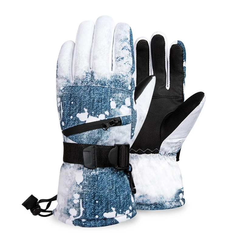 Ski And Snowboard Mittens Women Men Winter Thermal Ladies Snowboard Ski Mittens Gloves Mens Waterproof Winter Gloves