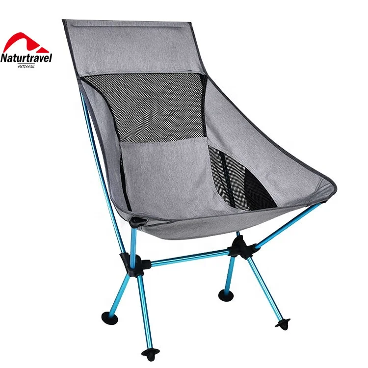 Naturtravel Customized Portable Folding Lightweight Aluminium Frame Moon Camping Chair