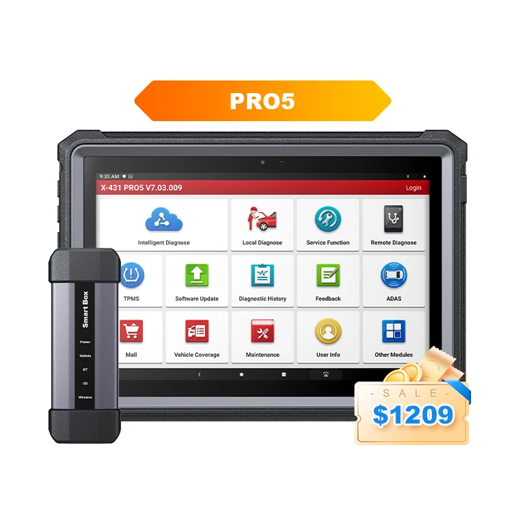 Professional Launch X431 Pro5 Pro 5 Smartlink Ecu Programming Full System Obd2 Automotive Diagnostic Scanner Tool For All Cars