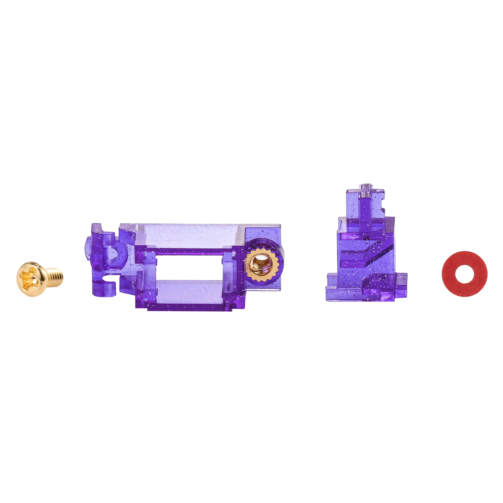 DUROCK V2 Stabilizers Screw in PCB Mount Stabilizers V2.5 Game Boy Purple Stabilisers with 3U 2U 6.25U 7U Gold Plated Wires Stab