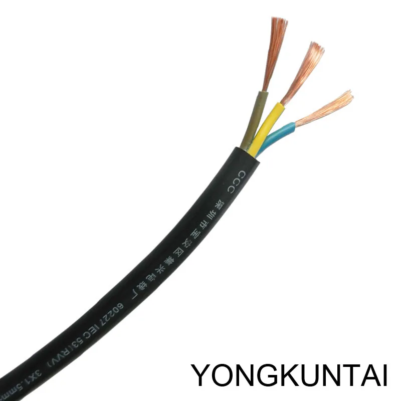 Rvv Flexible PVC Insulated Low Voltage Copper Conductor Electrical Housing Cable Used for Communication System