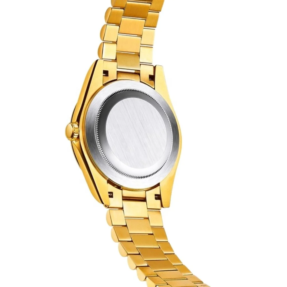 Men mechanical watch with night vision needle sapphire glass watches men wrist