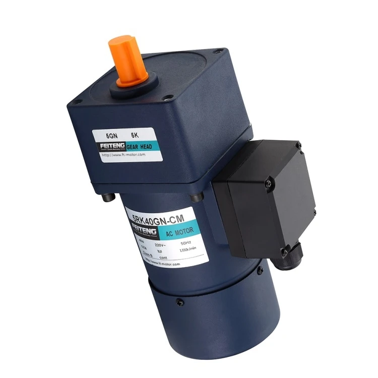 Customized Waterproof 120W 90Mm Low Rpm Reversible Ac Gear Motor 5RK12GU Speed Control Motor Reversible Type With Gear Head