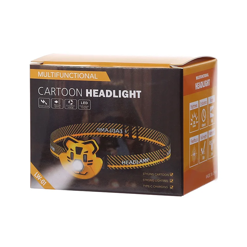 Goldmore4 Miner Headlamp 8 Modes Usb Rechargeable Waterproof Led Camping Headlamp 10W Led High Power Headlamp