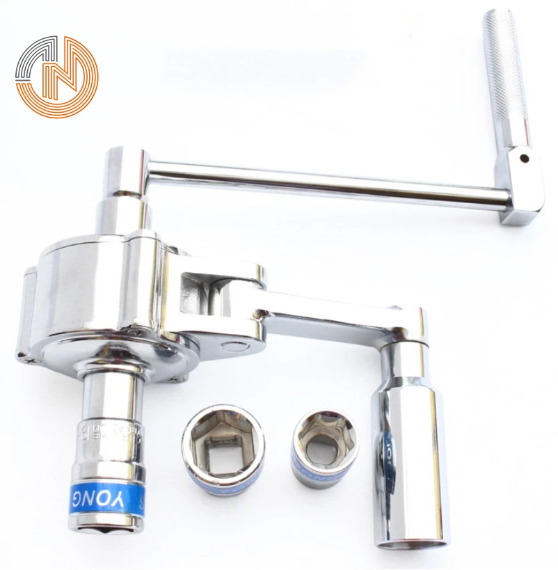 Winding vanadium steel Car repair off-road vehicle labor-saving wrench increase tire unloader nut remover vehicle tool