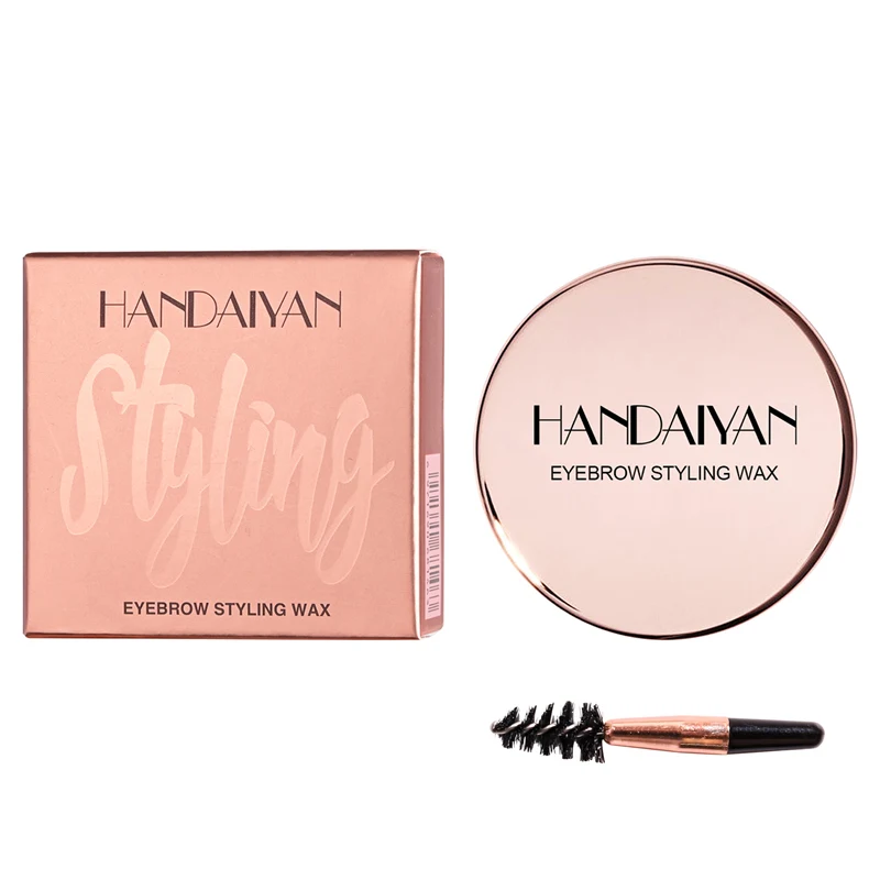 Handaiyan 3D Transparent Eyebrow Styling Wax Plants Extract Colorless Odorless Styling Eyebrow Gel Wild Eyebrow Shaping Wax
