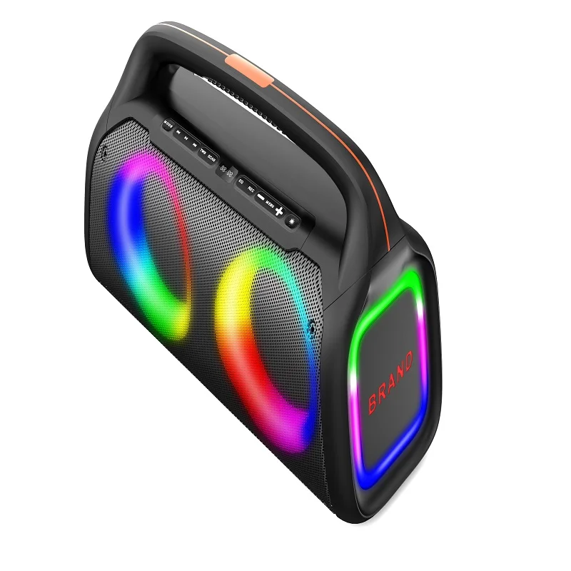 New style boombox with J B L light and usb function bluetooth speakers for outdoor table model sound system tws speaker