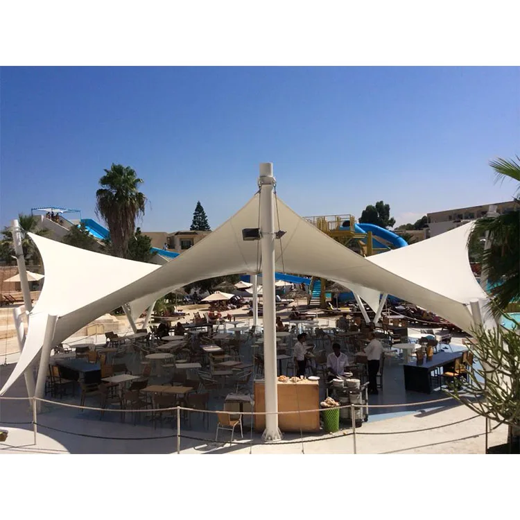 2024 modern Outdoor shelter architecture membrane structure landscape membrane