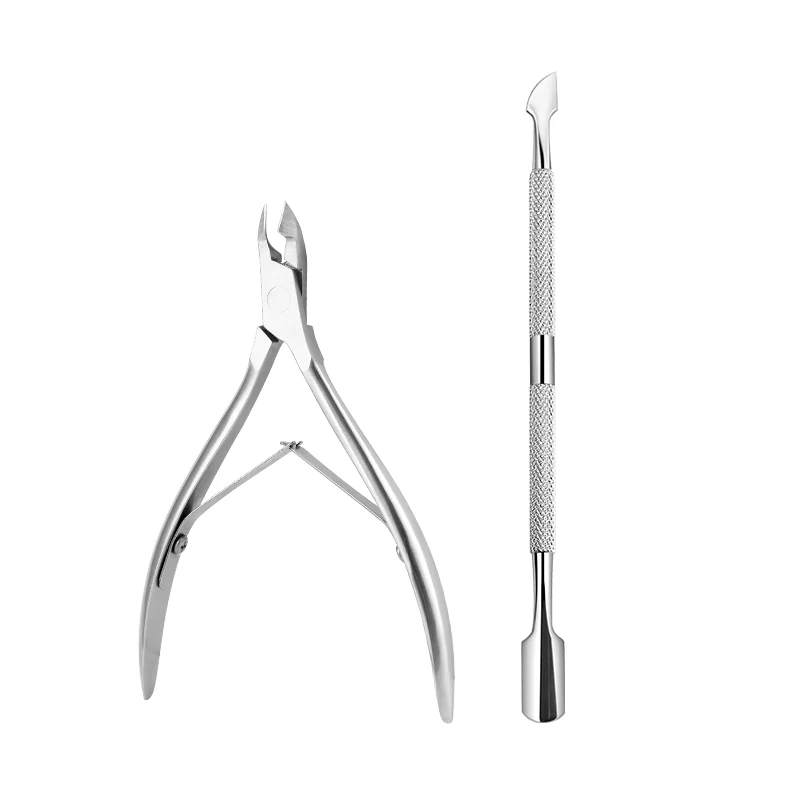 Бесплатный образец профессиональные инструменты для ногтей набор маникюра из нержавеющей стали триммер кутикулы щипцы с