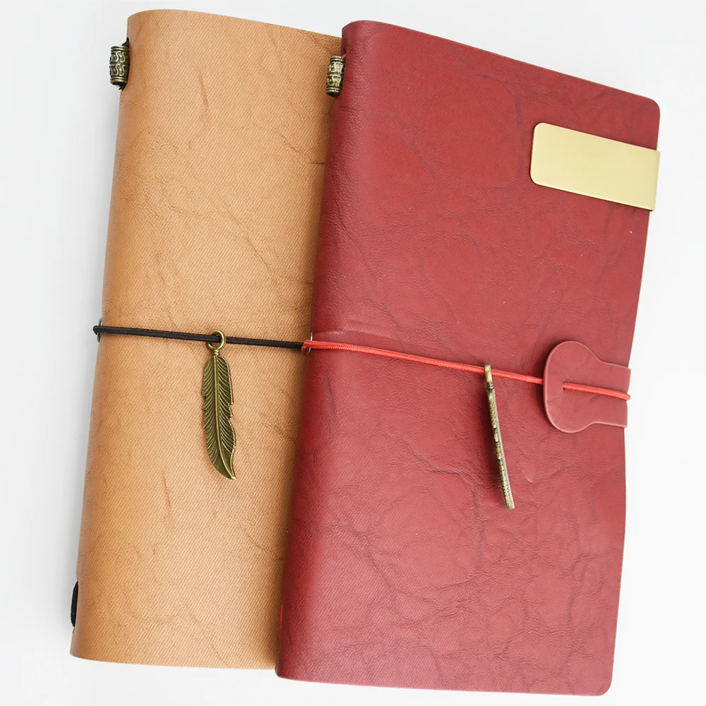 Stock promotional cooperate custom logo Business Gift Sets 6 in 1 leather journal with pen