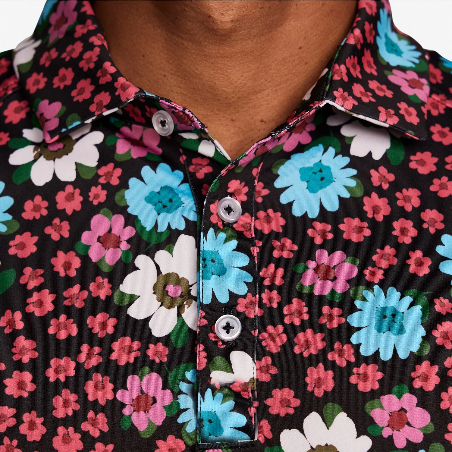 High Quality Full All Over Print Quick Dry Slim Fit Golf Polo Shirts Custom Logo New Design