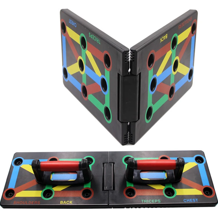 Ranhong ABS Hot selling good quality model foldable push up board fitness