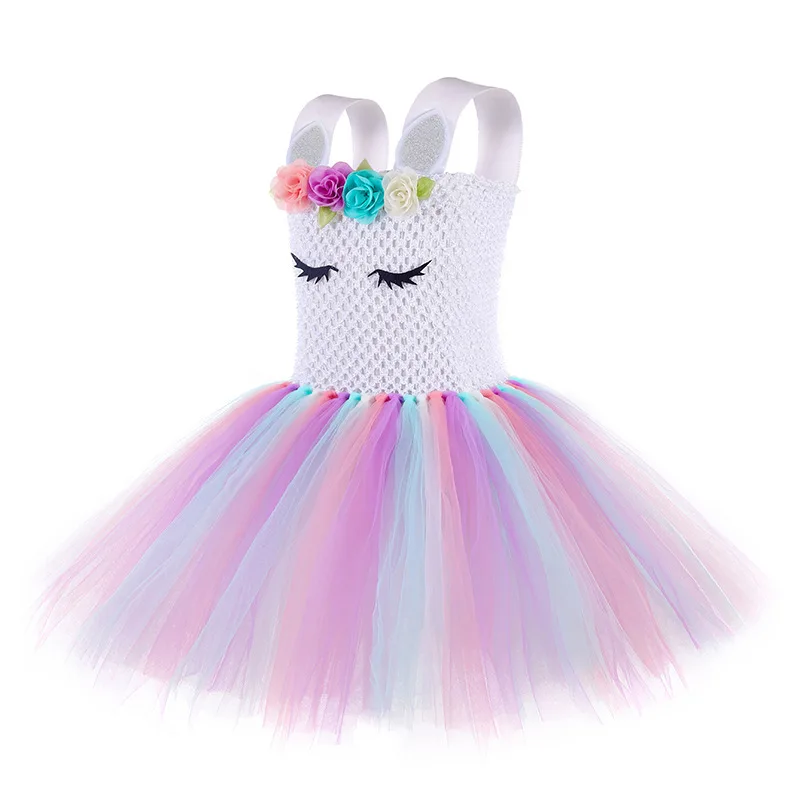 Professional Children Cosplay Costume Clothes Toddler Dress Princess Baby Girls Unicorn Tutu Party Dresses