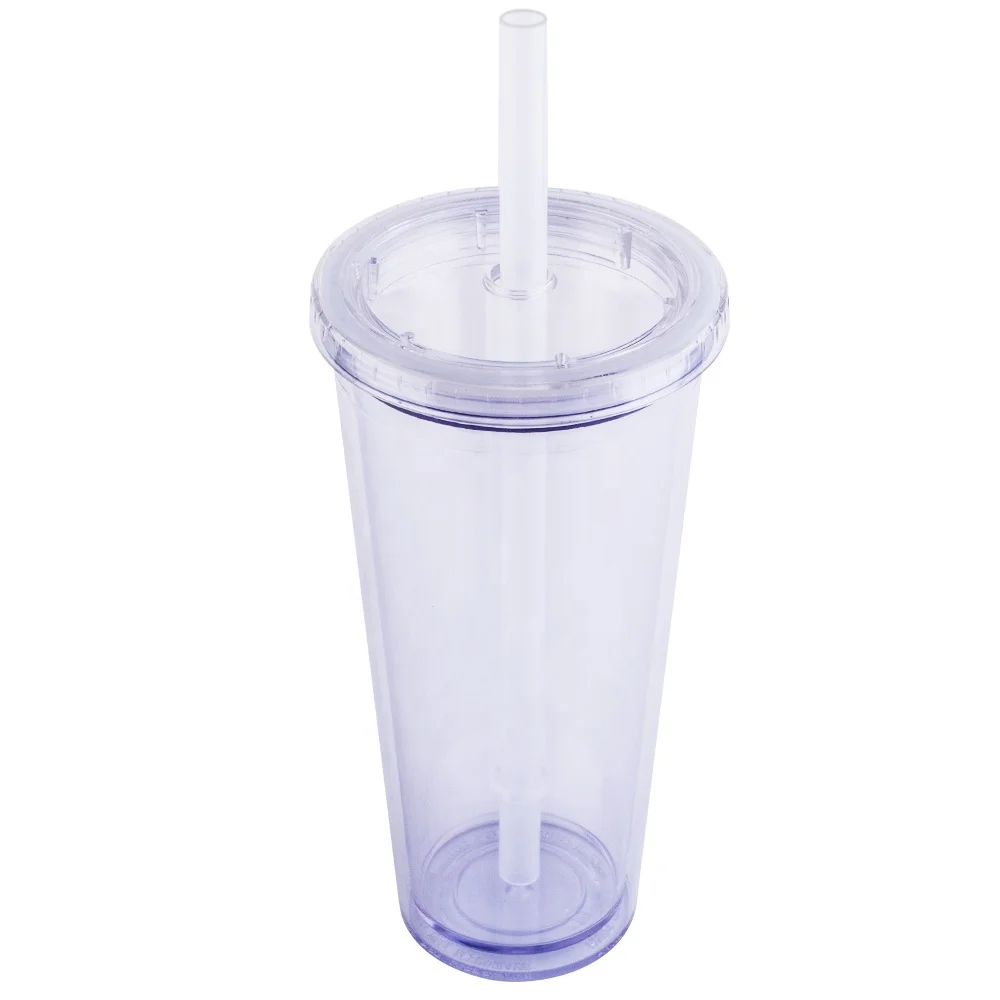 Изготовленный BPA Бесплатный изготовленный на заказ boba tumbler пластиковый питьевый многоразовый пузырьковый чай с соломенными