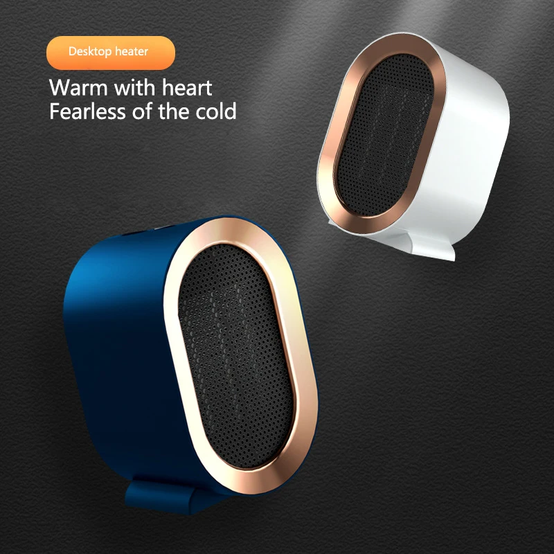 PTC Ceramic heat 2-speed portable mini low-noise portable electric fan heaters household space heaters
