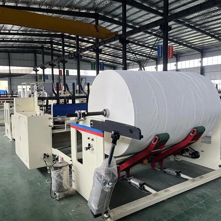 fully automated toilet paper machine roll cutting machine price toilet paper rewinding machine