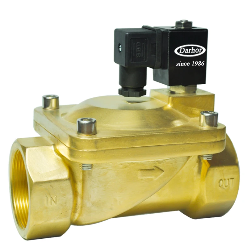 DARHOR DHD31 electromagnetic solenoid valve water air gas 24v 12v magnetic