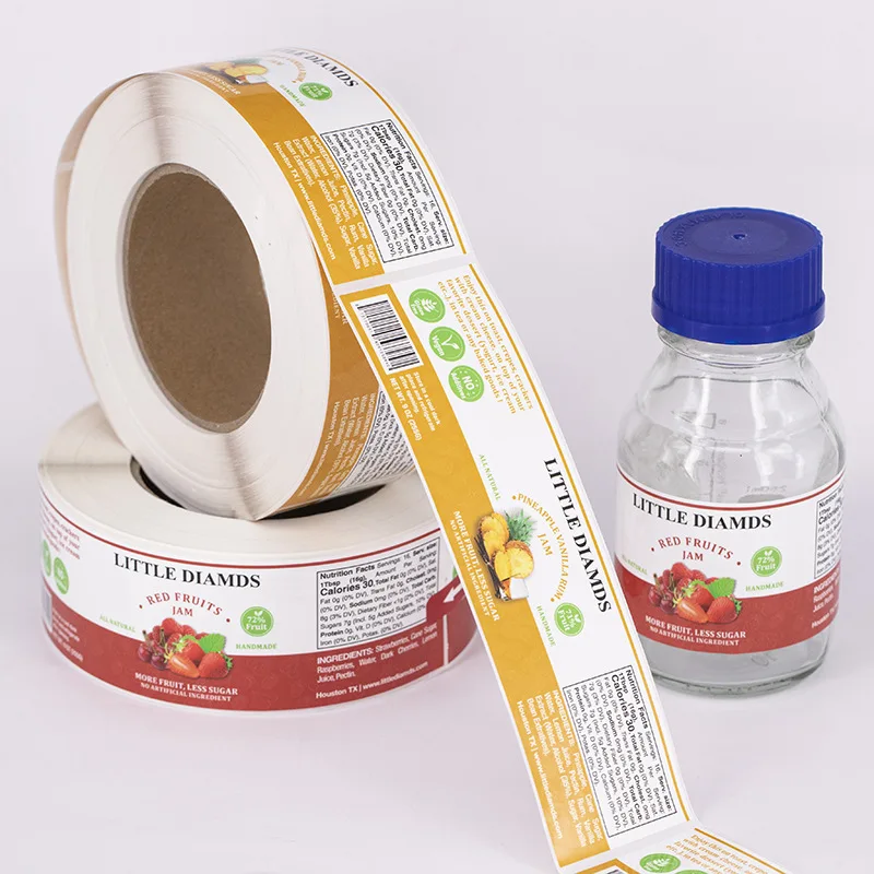 High Quality Custom Bottle Label Water Sleeve Shrink Label Sticker Waterproof Wholesale Customizable Design