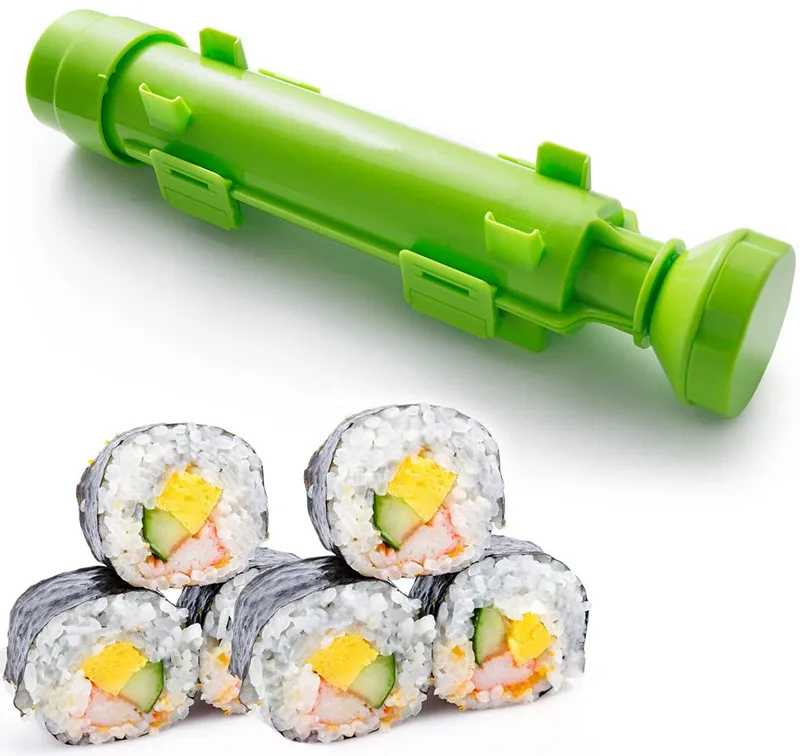 sushi maker kit with sushi making mold diy for beginners with sushi mat easy to use