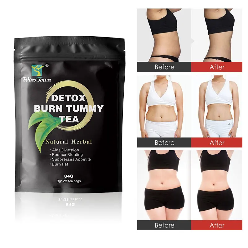 Factory Private label bag tea Best rapid tea Flat Belly organic herbal keto Tea Detox Burn Tummy