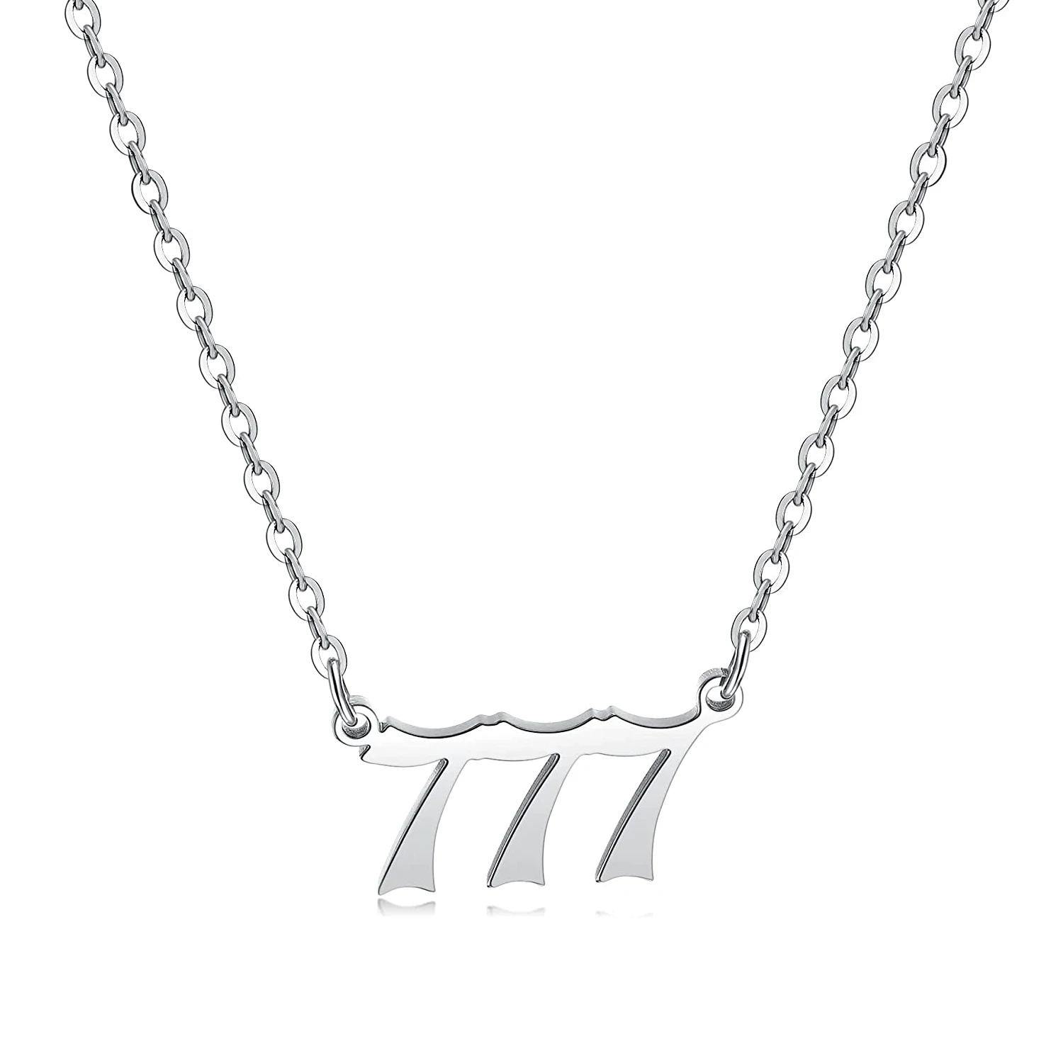 
wholesale 925 necklace sterling silver pendant jewelry gold plated dainty 111 222 333 angel number necklaces 