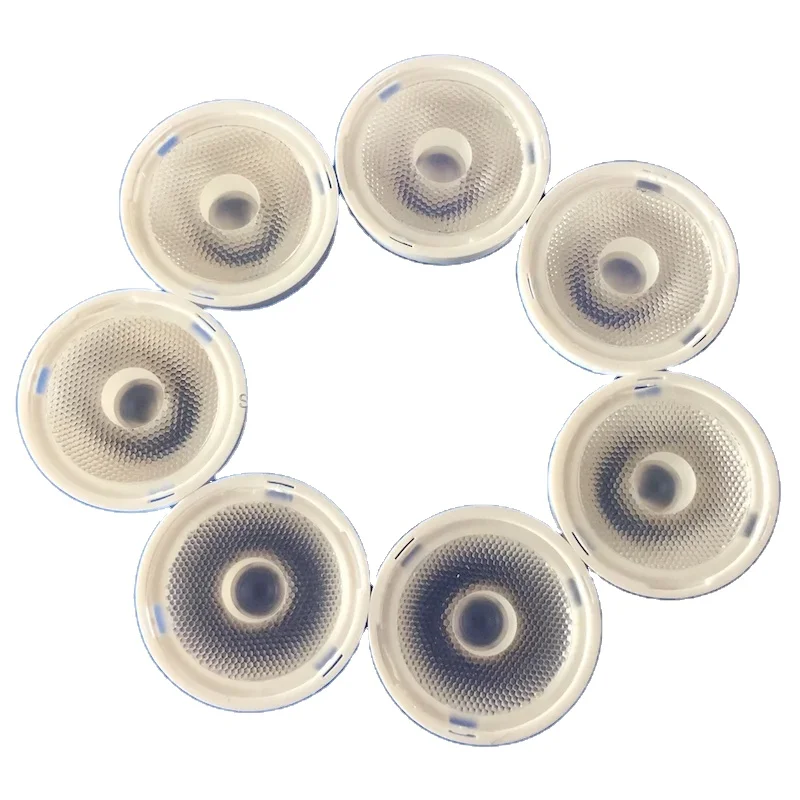 Одиночная поверхность объектива 29 мм диаметр 20/40 градусов XML 5050 SMD Светодиодная линза