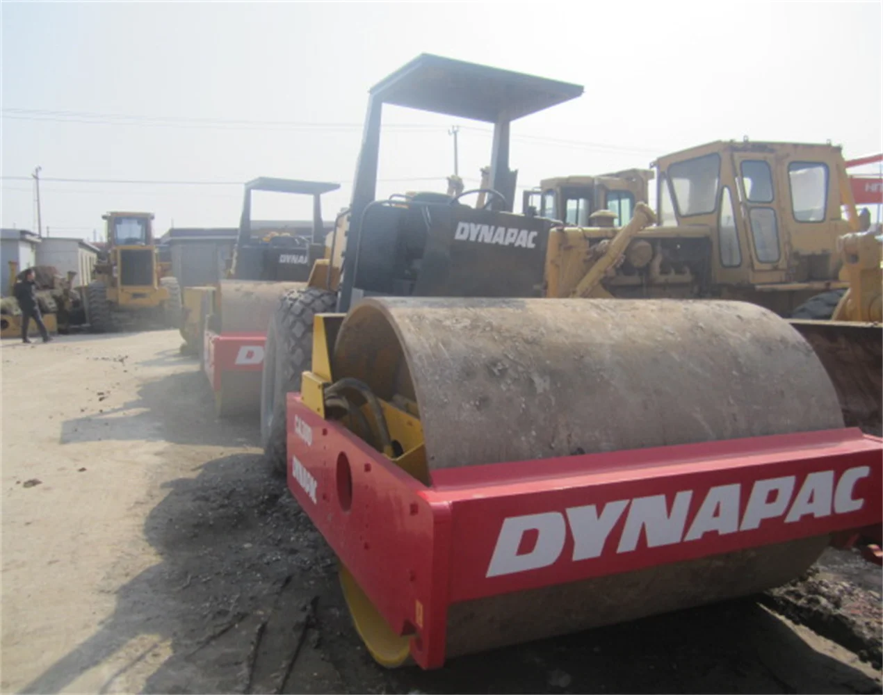  Подержанный дорожный каток Dynapac CA30D 15 тонн уплотнитель