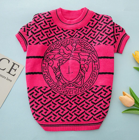 custom cat dog sweater plus size dog jumpers sweater Pullover Jacquard pet clothes Knitted dog sweaters