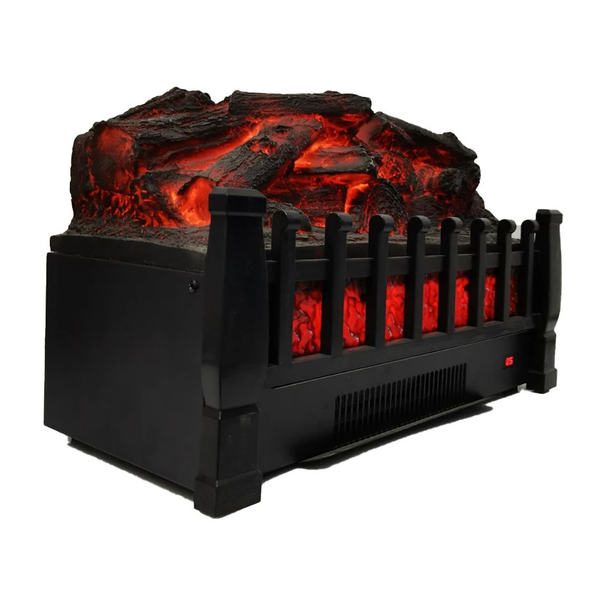 cheap wholesale modern simple style small freestanding electric fireplace with 3d decor fire imitated flame