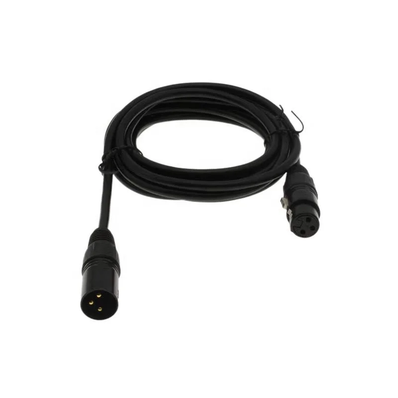 OEM hot Sale 3 Pin XLR Female to XLR Male Splitter Microphone Cable