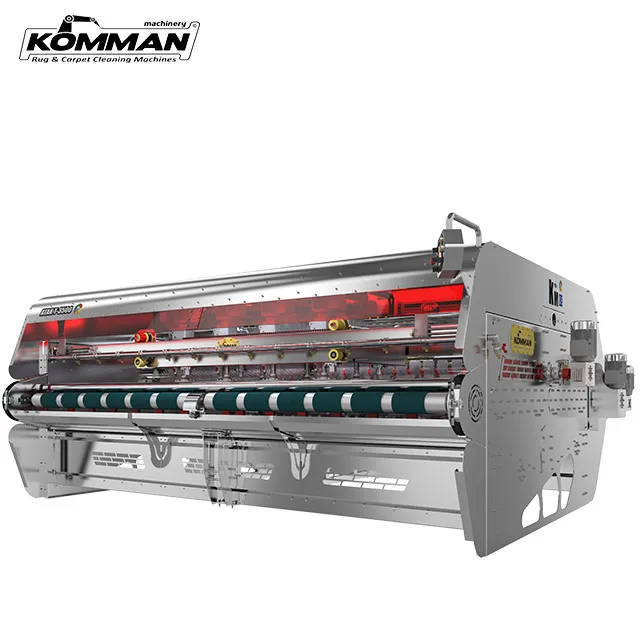 
Automatic Industrial Carpet/Rug Cleaning Machine- Commercial Rug Washer.2.50 meters conveyor surface 