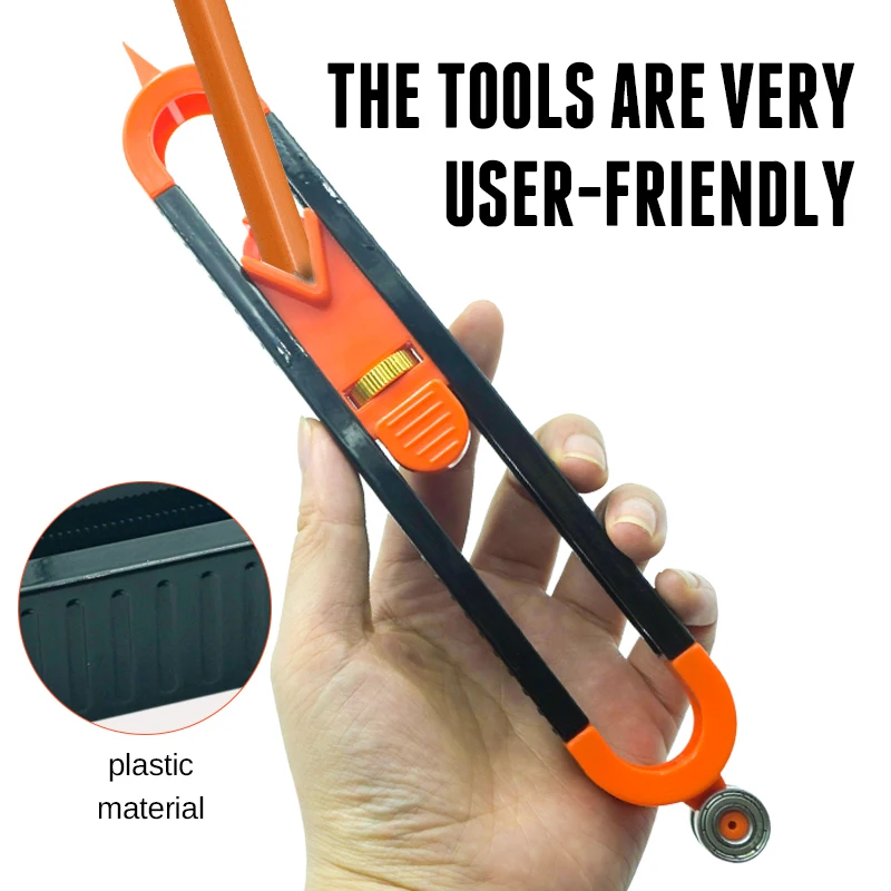 Construction Adjustable Lock Woodworking Radian Measure Precise Irregular Shape Duplicator Contour Gauge Profile Tool