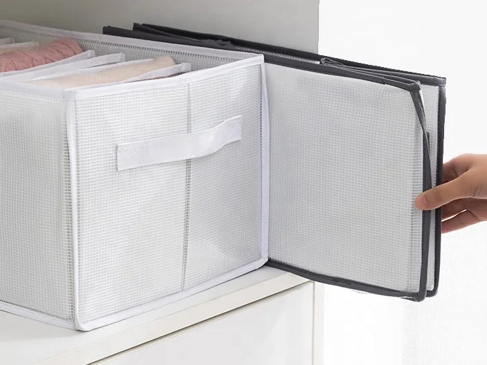 Hot selling Dividers Jeans Storage Drawer Organizer Foldable Closet Dividers Jeans Clothes storage dividers