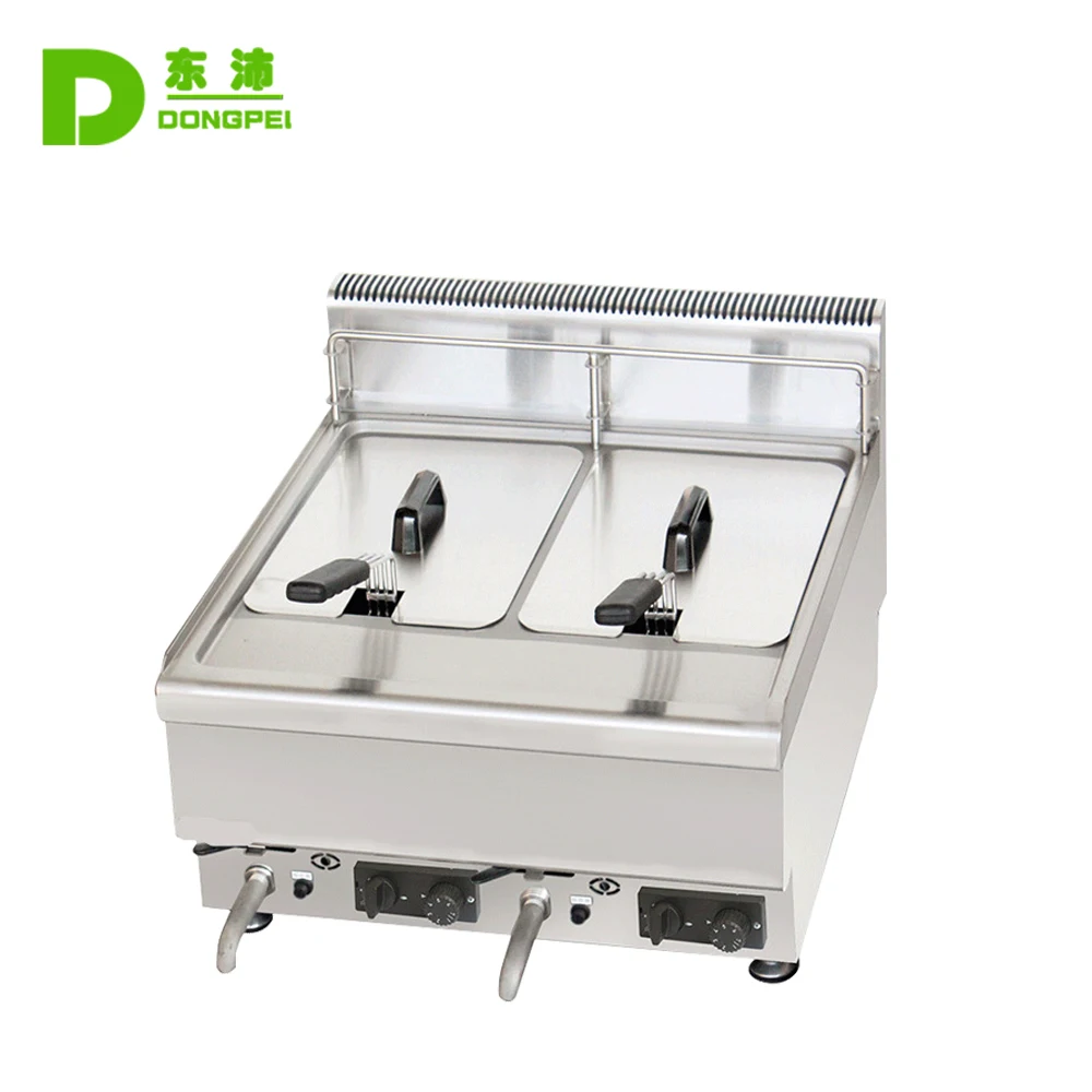 commercial restaurant equipment hotel non stick gas deep fryers frying machine Industrial gas deep fryer gas deep fryer