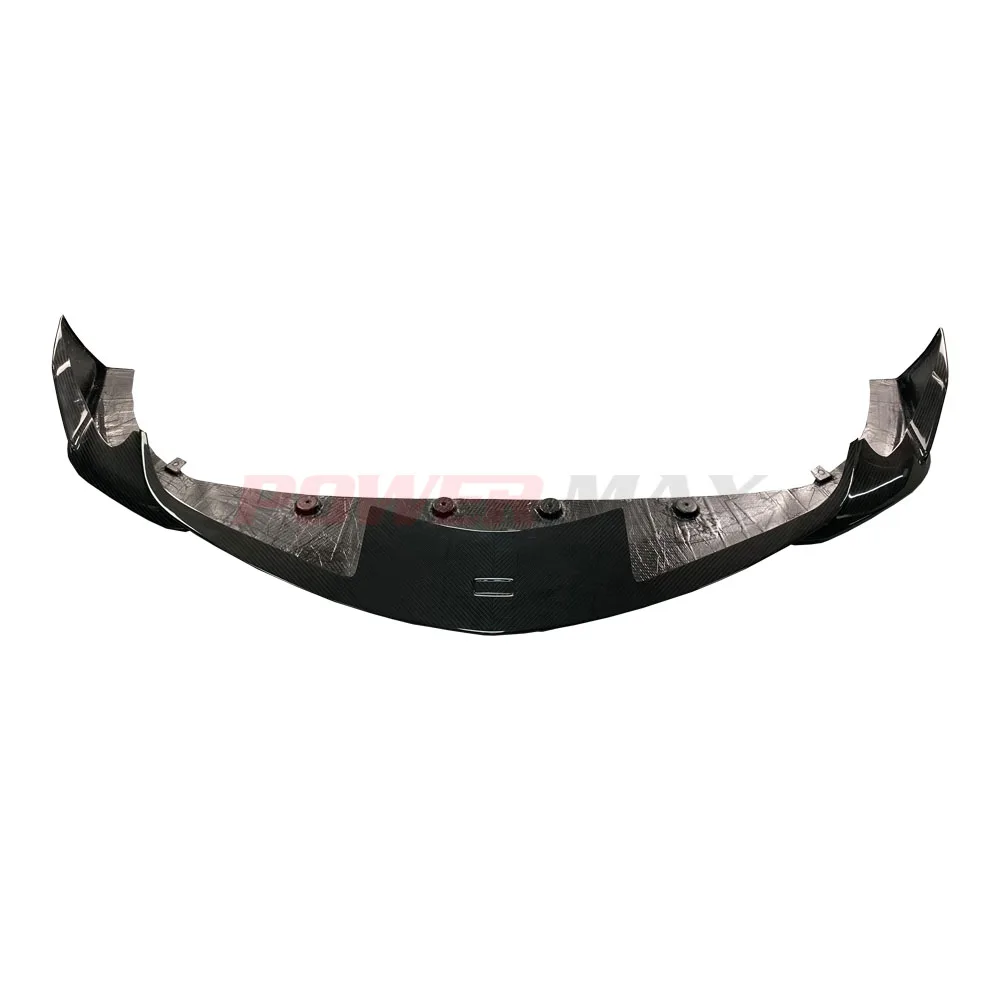 Dry Carbon Fiber Toms Style  2019+ 2020 Toyo  Front Bumper Lip For Toyota Supra A90 A91 MkV