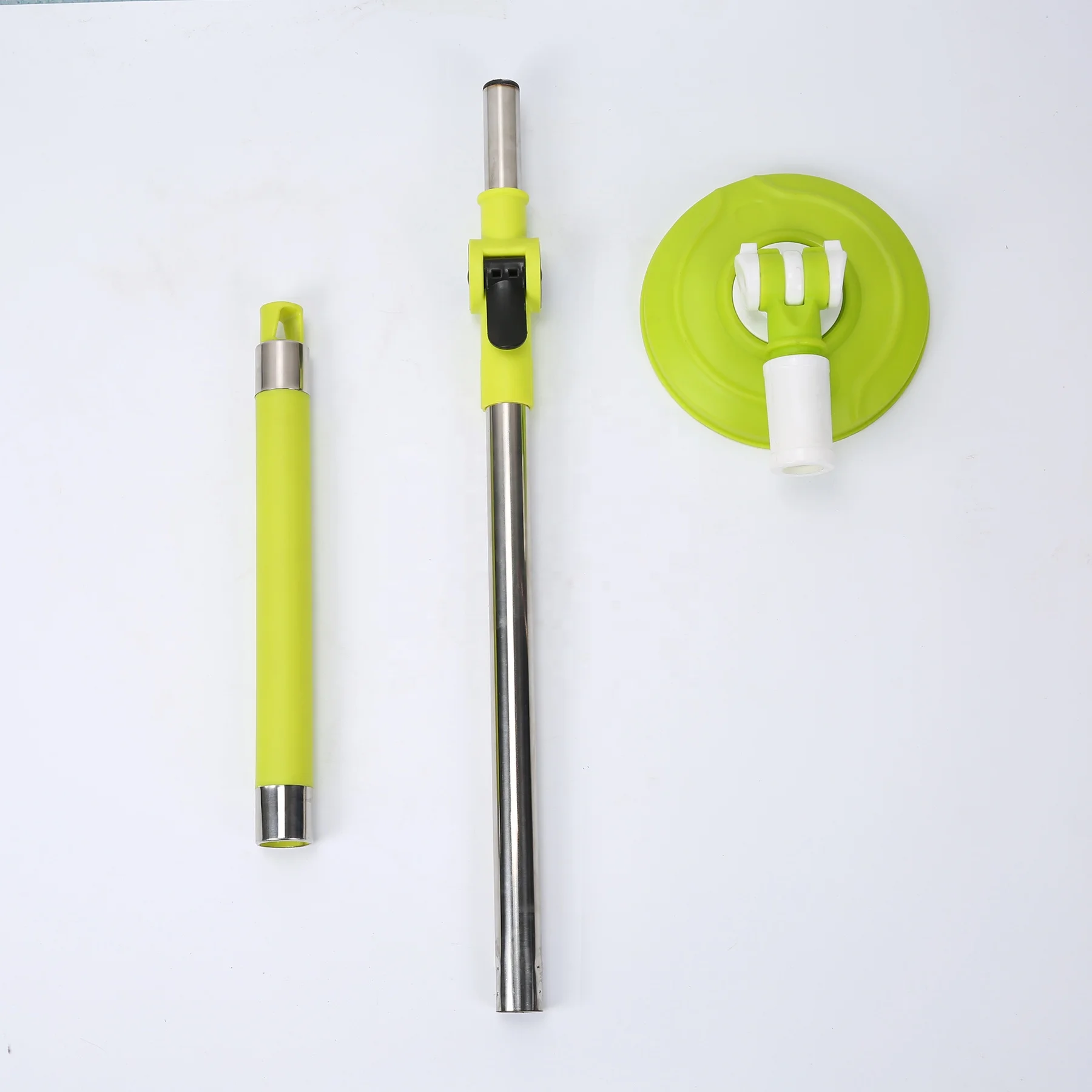 Foreign trade manufacturer mop accessories telescopic stainless steel handle mop pole