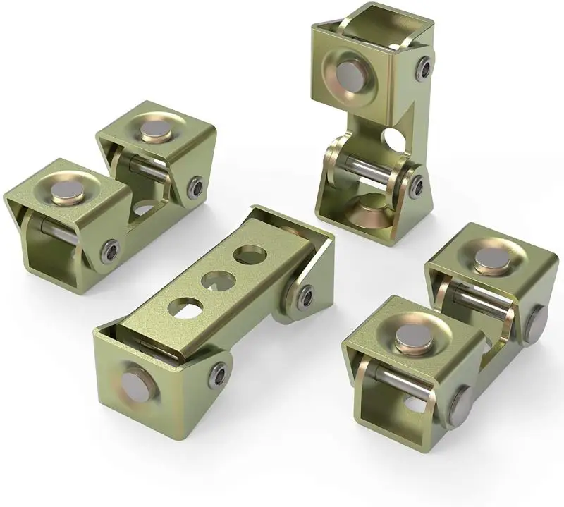Adjustable Magnetic Welding Clamps, Magnetic V-sharp Tab Holder Corner Panel Holder Magnets On Both Pad Face & Bottom