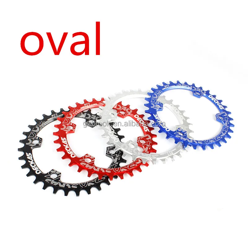 
Deckas oval Chainring MTB Mountain bike bicycle chain ring BCD 96mm 32/34/36/38T plate 96bcd for 7-11 speed M7000 M8000 M9000 