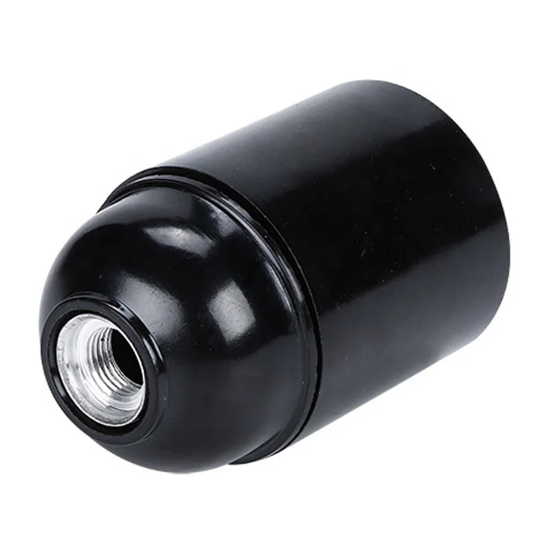 Розетка для ламп Bakelite винтажный держатель лампы E27 крышка освещения винтовая Базовая розетка черная 4А