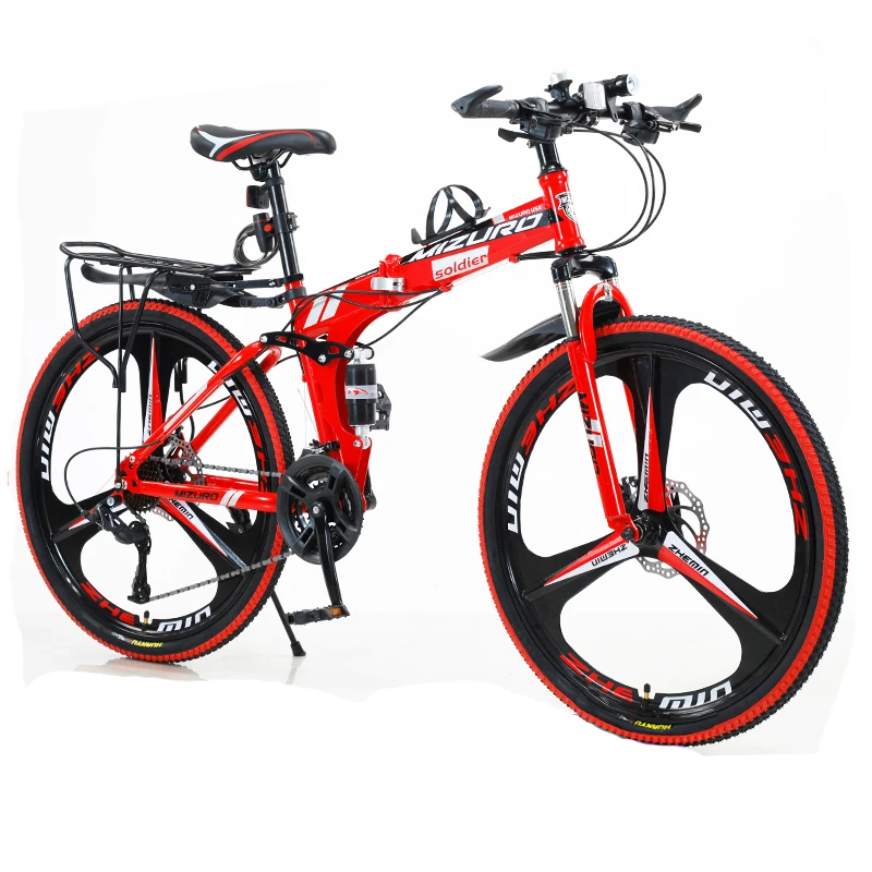 
21-speed mountain bike for student 24 inch double disc brake shockproof variable speed bicycles 