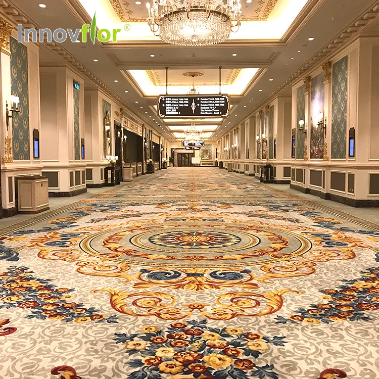 Luxury Hotel Home Commercial Arabic Washable Carpet International Ceremonial Royal Sejadah Cinema Flooring Decorative Carpet