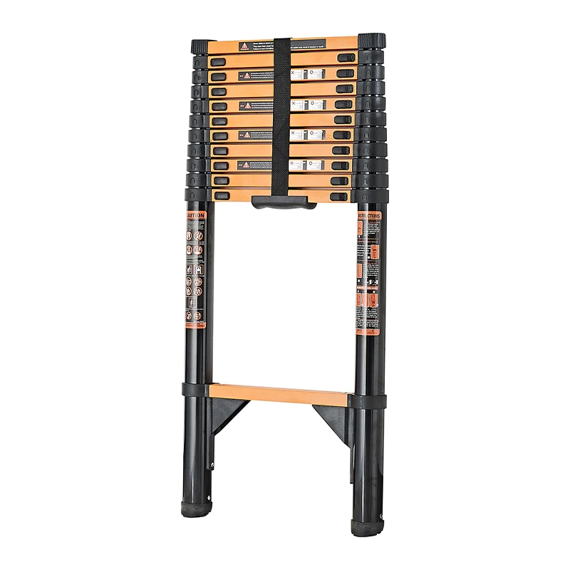 Carbon Steel Multifunction Retractable Telescoping Folding Ladder
