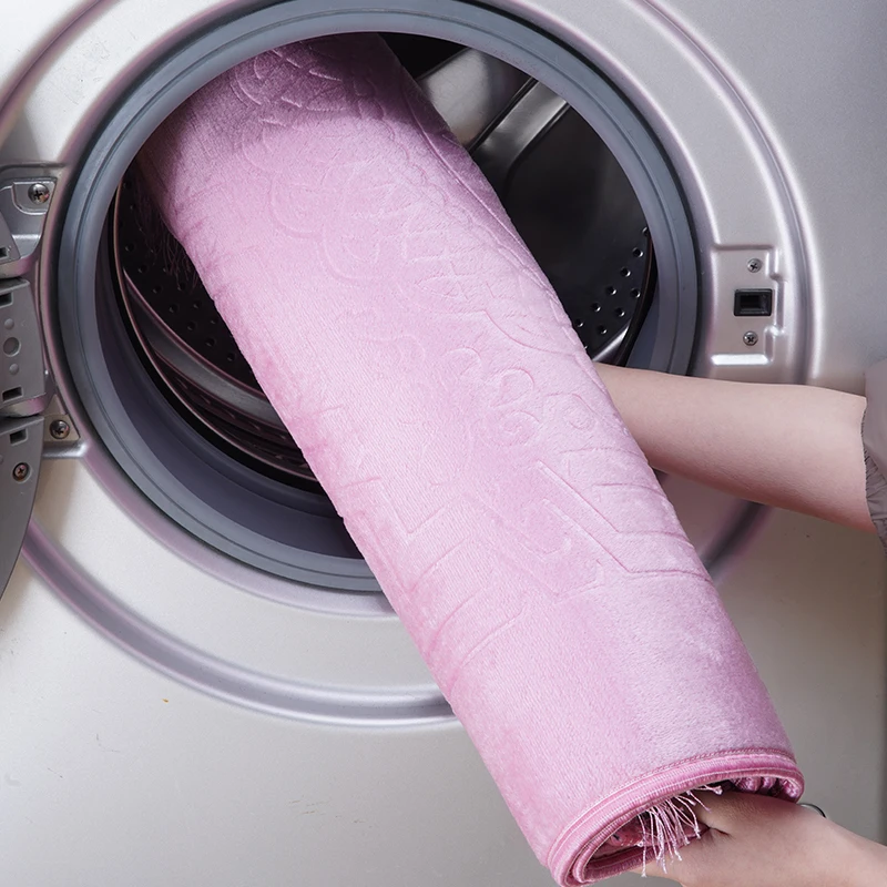 Muslim Sajadah janamaz Islamic islam Praying Mat Comfortable Machine Washable Plain turkey Non-Slip Prayer Mat